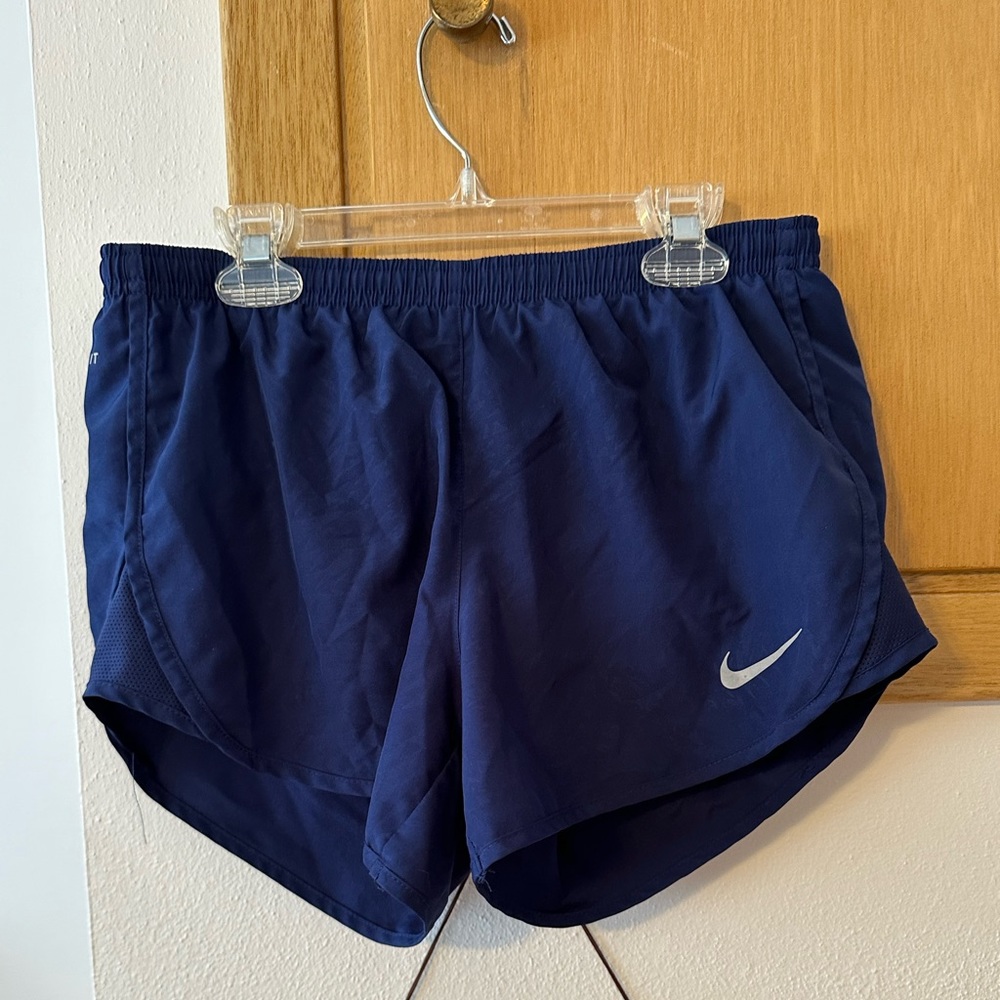 Vintage Nike Navy Blue Workout Shorts